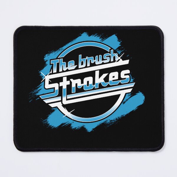 Item preview, The Brush Strokes Blue Neon Style Band designed and sold by AliceDaigle.