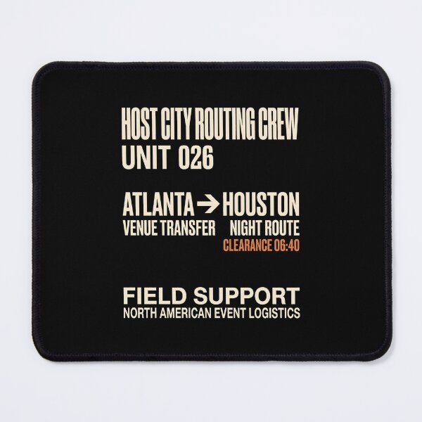 Item preview, Host City Routing Crew Atlanta To Houston Venue Transfer designed and sold by SplashTastic.