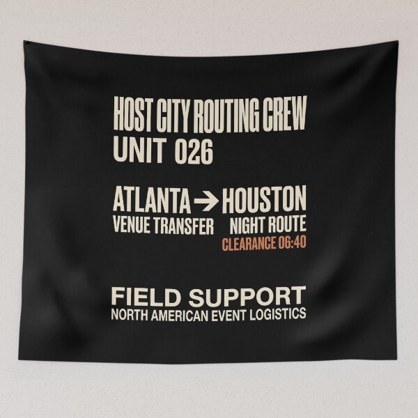 Item preview, Host City Routing Crew Atlanta To Houston Venue Transfer designed and sold by SplashTastic.