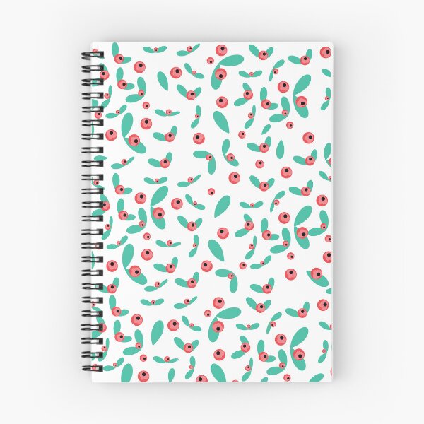 Item preview, Seamless Red Berry and Teal Leaf designed and sold by paolboa.