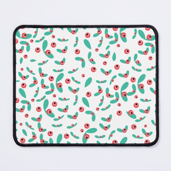 Item preview, Seamless Red Berry and Teal Leaf designed and sold by paolboa.
