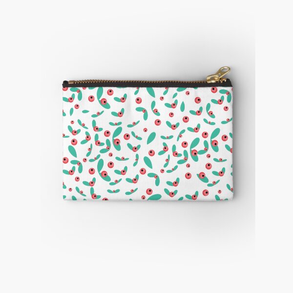 Item preview, Seamless Red Berry and Teal Leaf designed and sold by paolboa.