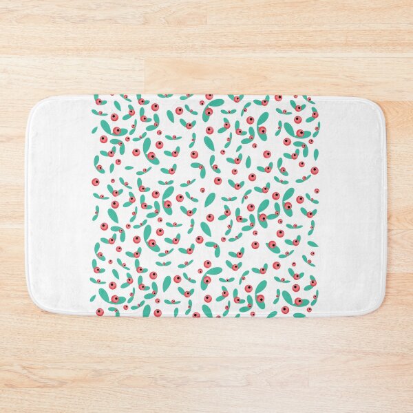 Item preview, Seamless Red Berry and Teal Leaf designed and sold by paolboa.