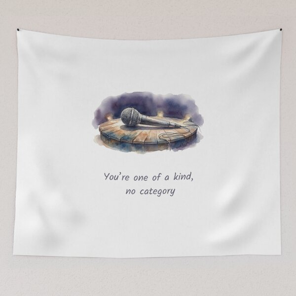 Item preview, Musical Theatre Stage Microphone Watercolour Art designed and sold by made by Golightly x.