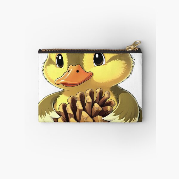 Item preview, Cute Mallard Duckling Hugging Autumn Pinecone designed and sold by pumsquare.