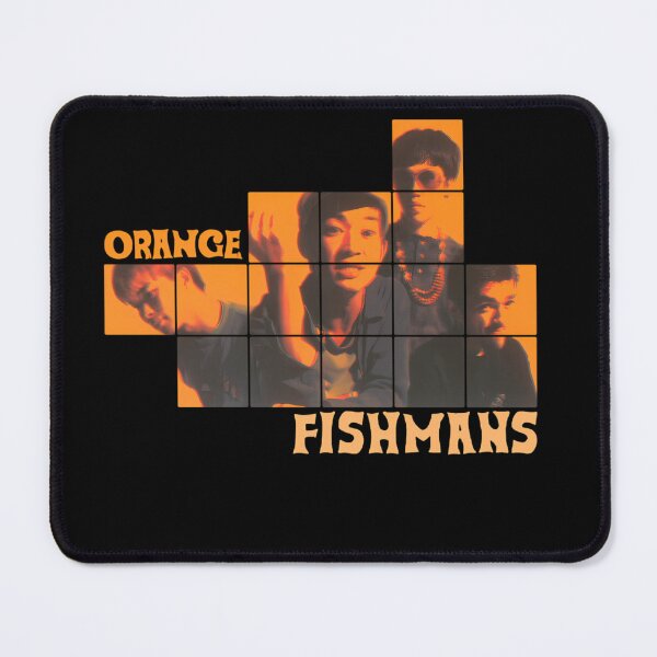 Item preview, Fishmans Orange Grid Members Portrait designed and sold by AliceDaigle.