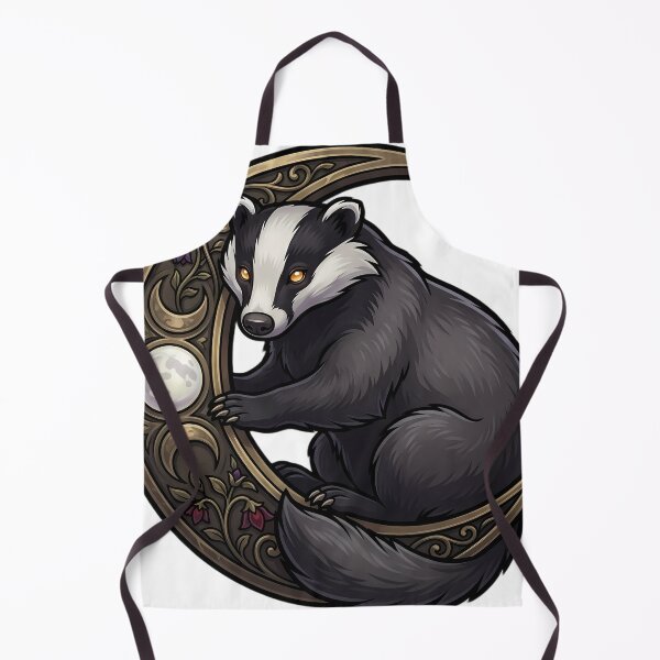 Item preview, Gothic Badger Carved Stone Harvest Moon Base designed and sold by IllumeInk.