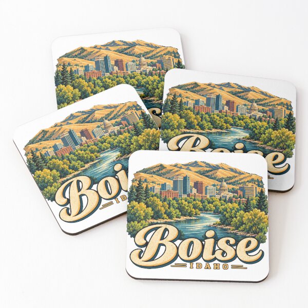 Item preview, Vintage Boise Idaho Travel Souvenir Landmark Gift designed and sold by MichaeIRellov.