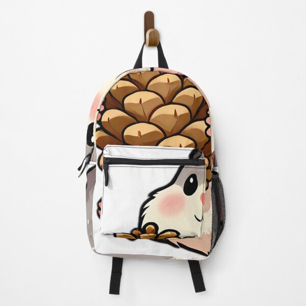 Item preview, Cute Chubby Dwarf Hamster Hugging Autumn Pinecone designed and sold by pumsquare.