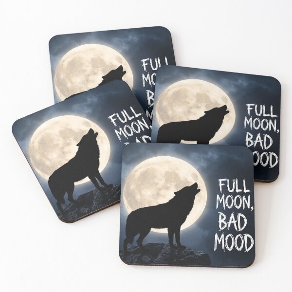 Item preview, Full Moon, Bad Mood designed and sold by Ashish1204.