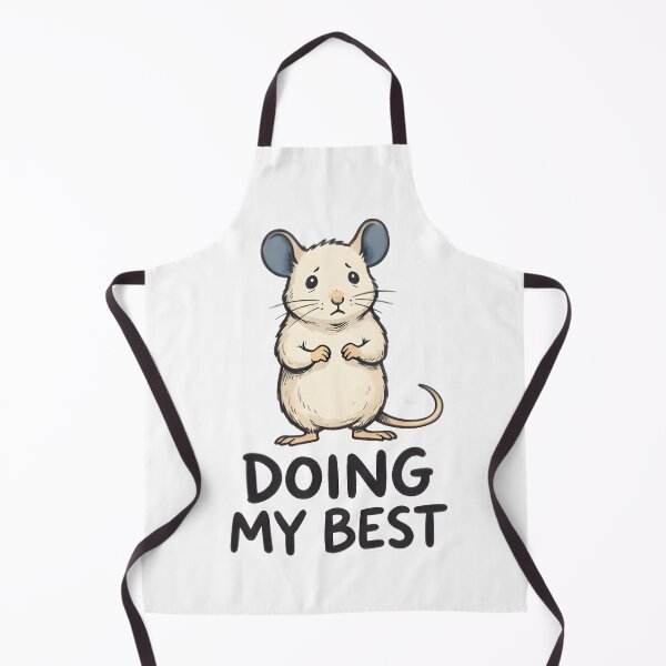 Item preview, Doing My Best Funny Mouse T-Shirt Sticker designed and sold by Naviora.
