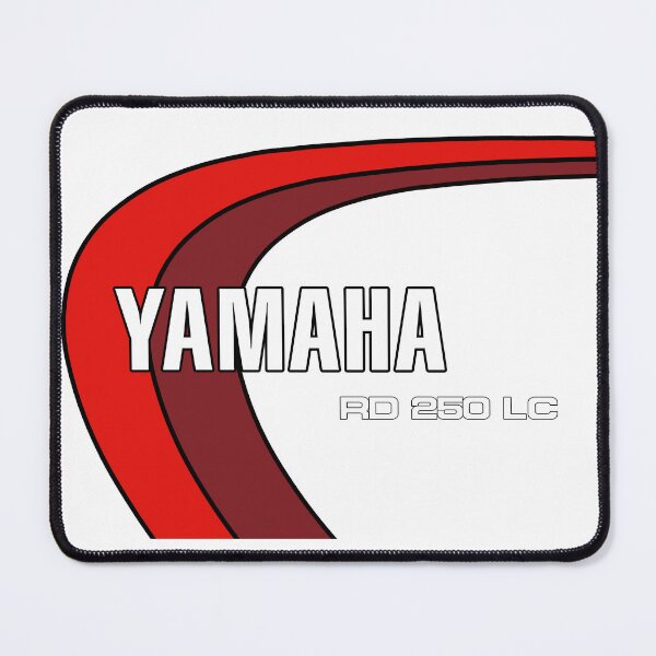 Item preview, Yamaha RD250LC Red Stripe White Classic Two Stroke Motorcycle designed and sold by itsperfectfor.