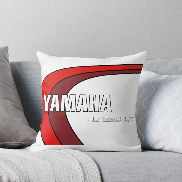 Item preview, Yamaha RD250LC Red Stripe White Classic Two Stroke Motorcycle designed and sold by itsperfectfor.