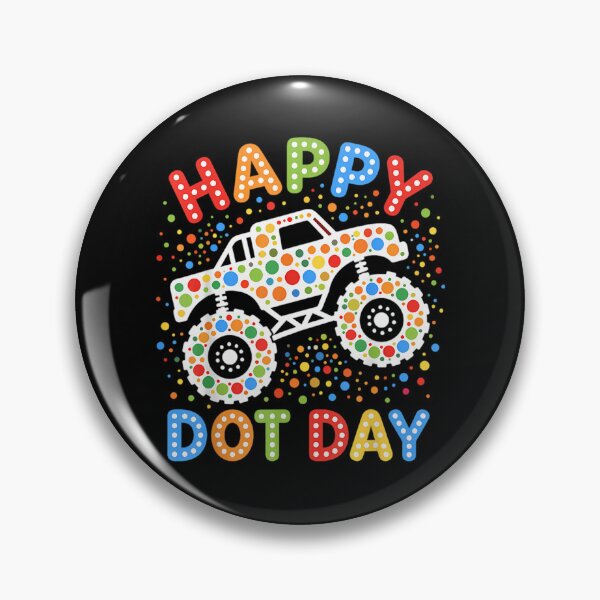 Item preview, Colorful Monster Truck Polka Dot Art Boys Kids Student designed and sold by carmella-eppers.
