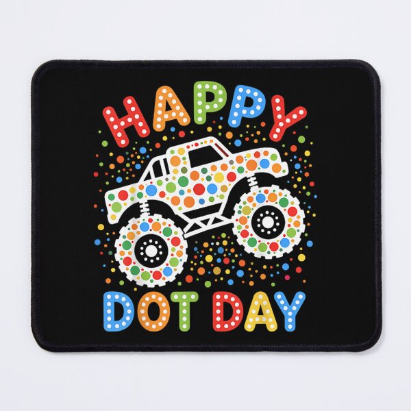 Item preview, Colorful Monster Truck Polka Dot Art Boys Kids Student designed and sold by carmella-eppers.