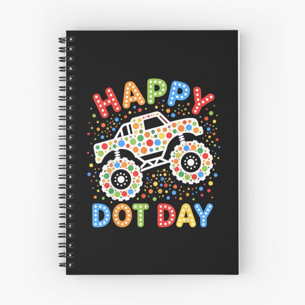 Item preview, Colorful Monster Truck Polka Dot Art Boys Kids Student designed and sold by carmella-eppers.