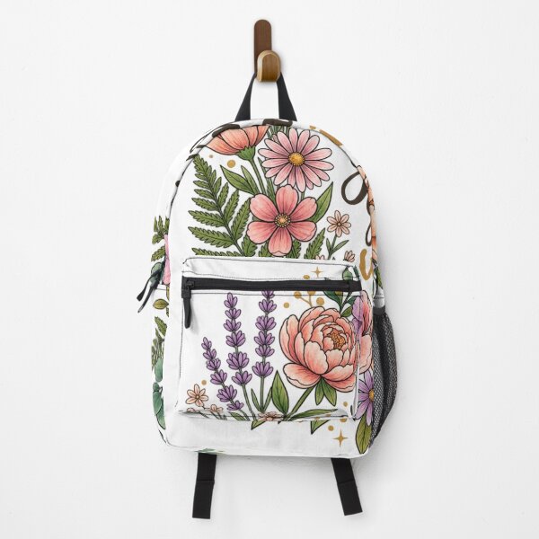 Item preview, Live Gently Grow Wildly Floral Botanical Quote designed and sold by ArtByKapil.