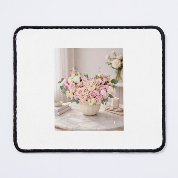 Item preview, Romantic Pastel Pink Rose and Hydrangea Flower Arrangement designed and sold by Ingr1d-M3deea.