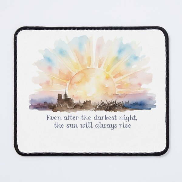 Item preview, Sunrise Quote City Skyline Watercolour Art designed and sold by made by Golightly x.