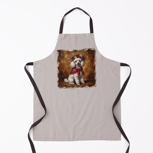 Item preview, Folk-Inspired Poodle Portrait – A Touch of Polish Tradition designed and sold by PanaluPrint .