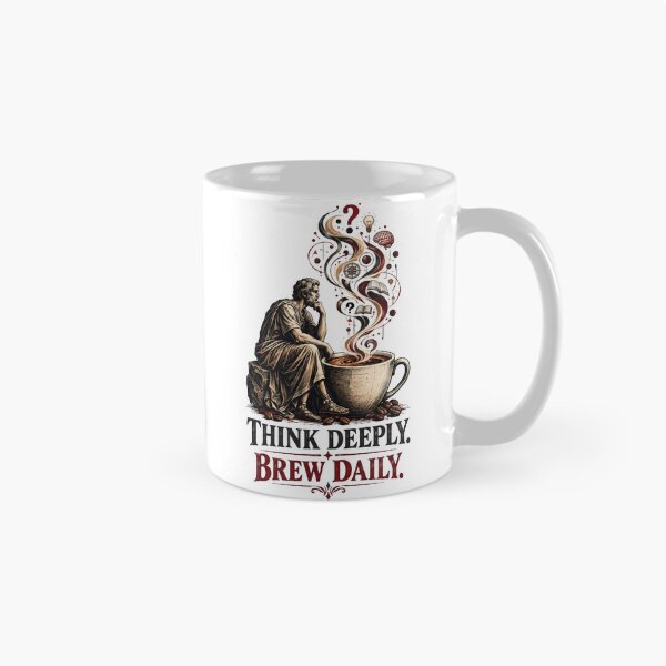 Item preview, Think Deeply Brew Daily Coffee designed and sold by Sovereign Supply Co..