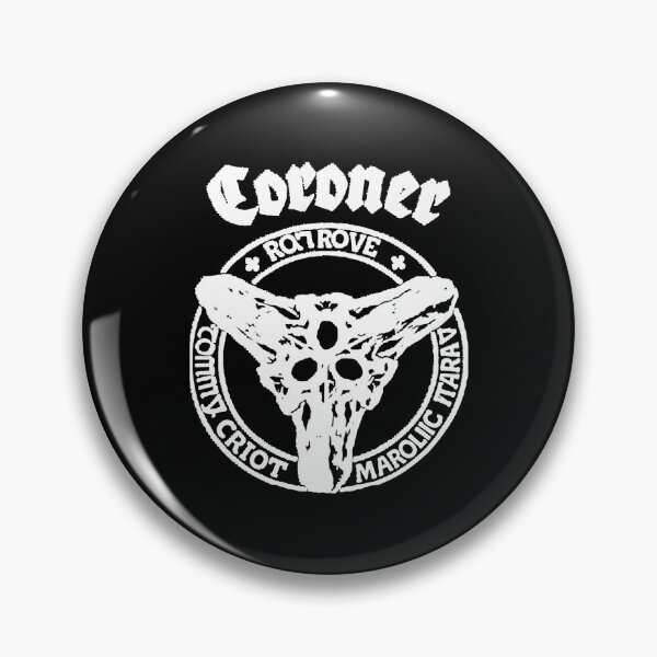 Item preview, Coroner Swiss Thrash Metal Band Skull designed and sold by huldachewning.