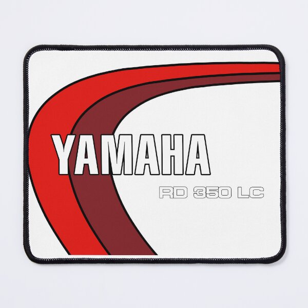Item preview, Yamaha RD350LC Red Stripe White Classic Two Stroke Motorcycle designed and sold by itsperfectfor.