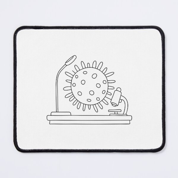 Item preview, A virus model displayed on a laboratory table designed and sold by rasagamastore.