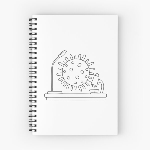 Item preview, A virus model displayed on a laboratory table designed and sold by rasagamastore.