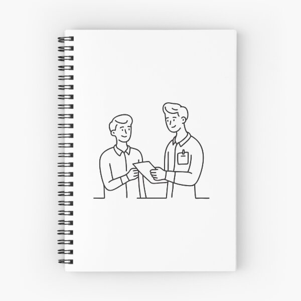 Item preview, A visitor receiving a visitor badge from a receptionist designed and sold by rasagamastore.