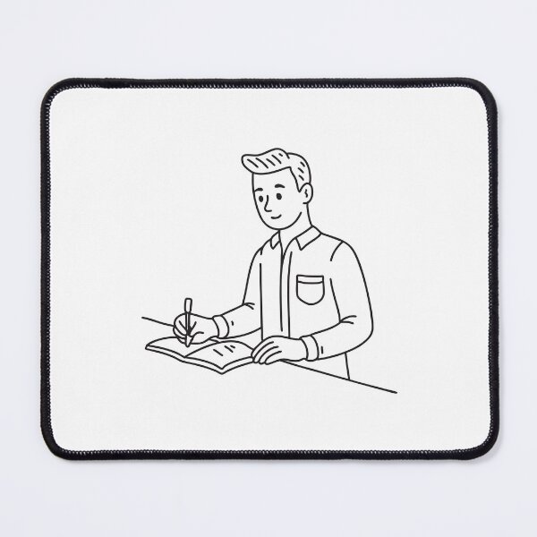Item preview, A visitor signing a guest book at a reception desk designed and sold by rasagamastore.