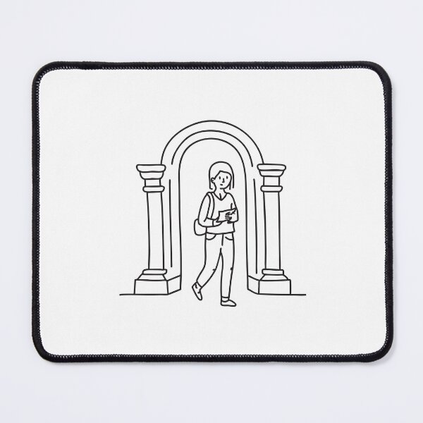 Item preview, A visitor walking through the entrance gate of a museum designed and sold by rasagamastore.