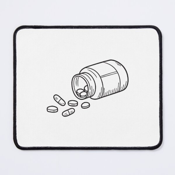 Item preview, A vitamin bottle with the lid open and tablets spilling out designed and sold by rasagamastore.