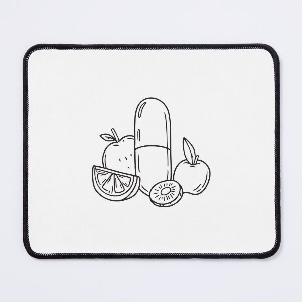 Item preview, A vitamin capsule placed next to fresh fruit designed and sold by rasagamastore.