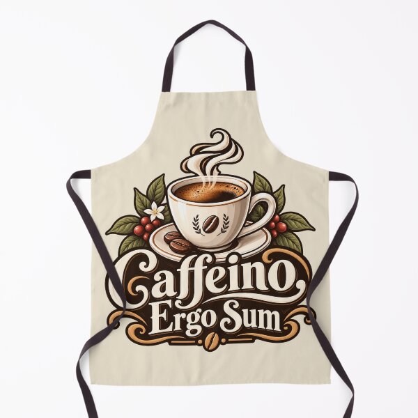 Item preview, Caffeino Ergo Sum – Vintage Coffee Latin Humor designed and sold by MetaModel Editions.