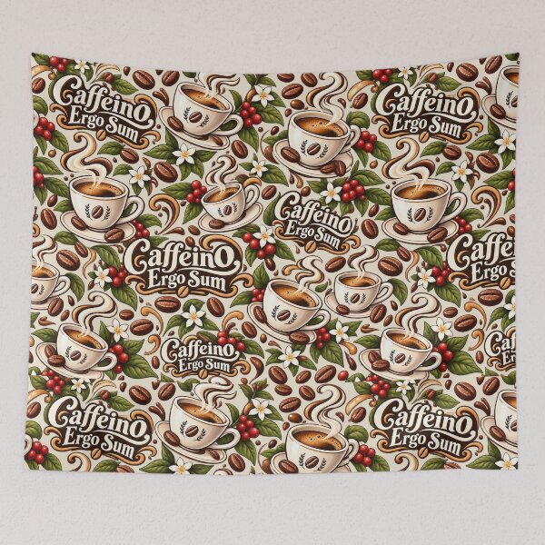 Item preview, Caffeino Ergo Sum – Vintage Coffee Latin Humor designed and sold by MetaModel Editions.