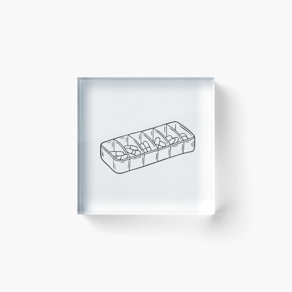 Item preview, A weekly pill organizer filled with vitamins designed and sold by rasagamastore.