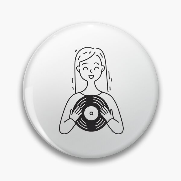 Item preview, A woman holding a vinyl with both hands designed and sold by rasagamastore.