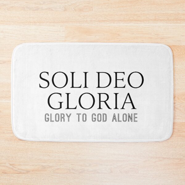 Item preview, Soli Deo Gloria Classical Latin Reformed Christian Art designed and sold by Art&Fun.