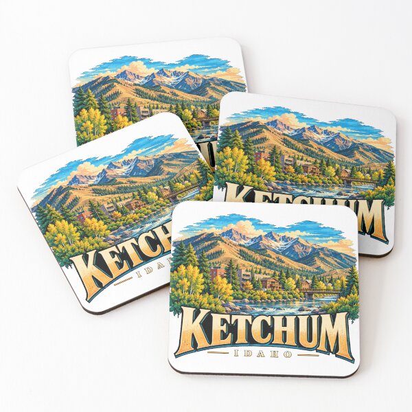 Item preview, Vintage Ketchum Idaho Travel Souvenir Landmark Gift designed and sold by MichaeIRellov.