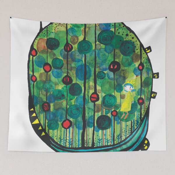 Item preview, Little Girl in the Deep Forest designed and sold by pon-pon-55.