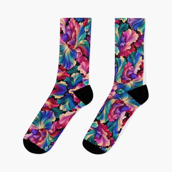 Item preview, Jewel-Tone Iridescent Floral Fantasy designed and sold by CJJRCollections.
