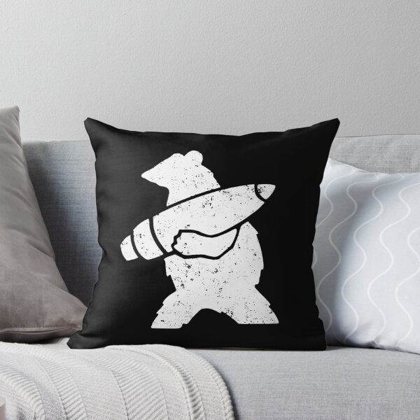 Item preview, Bear Carrying Missile Grunge Military Humor Art designed and sold by markomale.