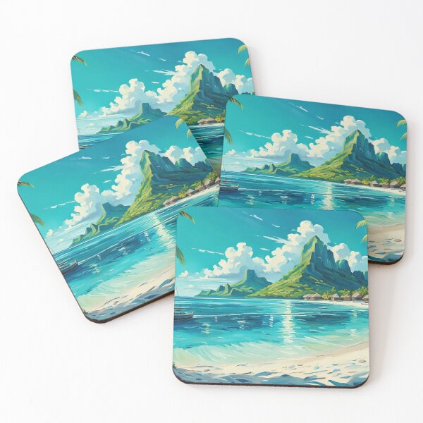 Item preview, Quiet Lagoon Dreams designed and sold by Undersea Ai Art.