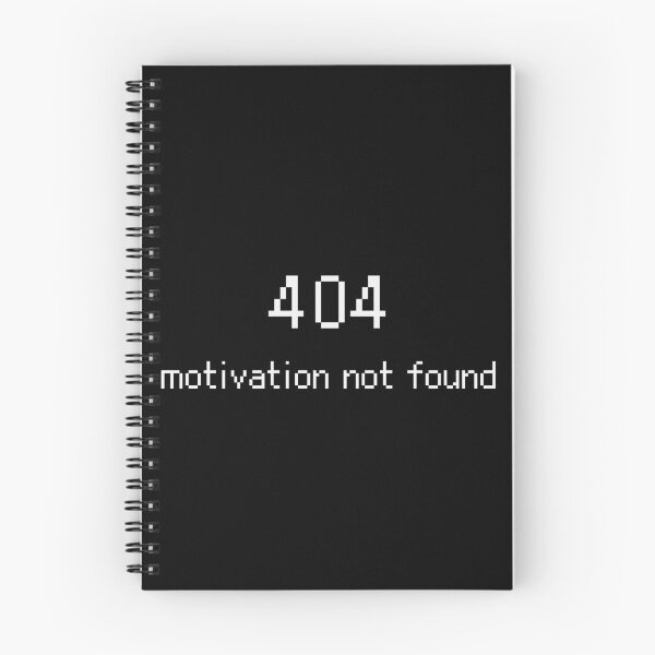Item preview, 404 Motivation Not Found Funny Tech T-Shirt designed and sold by low battery meme design.