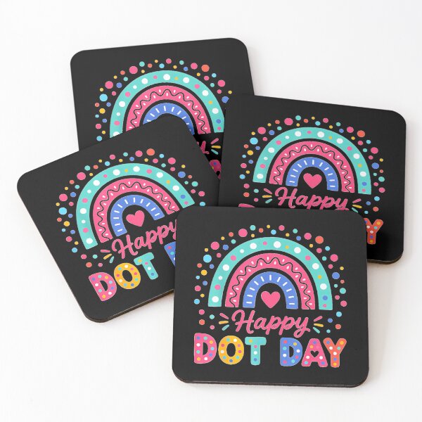 Item preview, Happy Dot Colorful Rainbow Polka Dot Boys Girls Kids Teacher designed and sold by carmella-eppers.