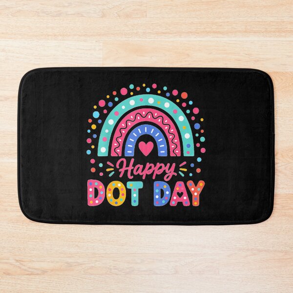 Item preview, Happy Dot Colorful Rainbow Polka Dot Boys Girls Kids Teacher designed and sold by carmella-eppers.