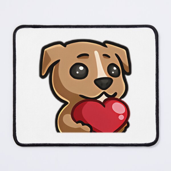 Item preview, Dog With Heart Hasl designed and sold by gilm-ori.