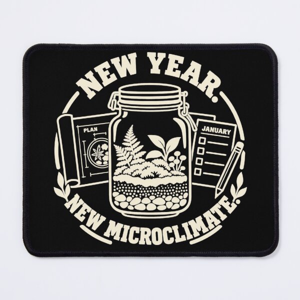 Item preview, New Year New Microclimate Terrarium Hobby Design designed and sold by DreamLayerStudio.