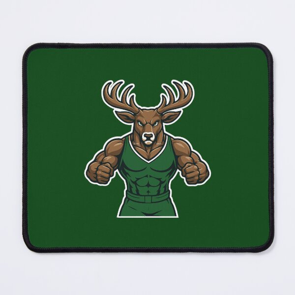 Item preview, Basketball, milwaukee, deer, bucks, fan, vintage, grunge, sport, green Oversized designed and sold by GrimmStor.